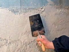 Оштукатуривание и армирование всех стен для создания идеально ровной поверхности